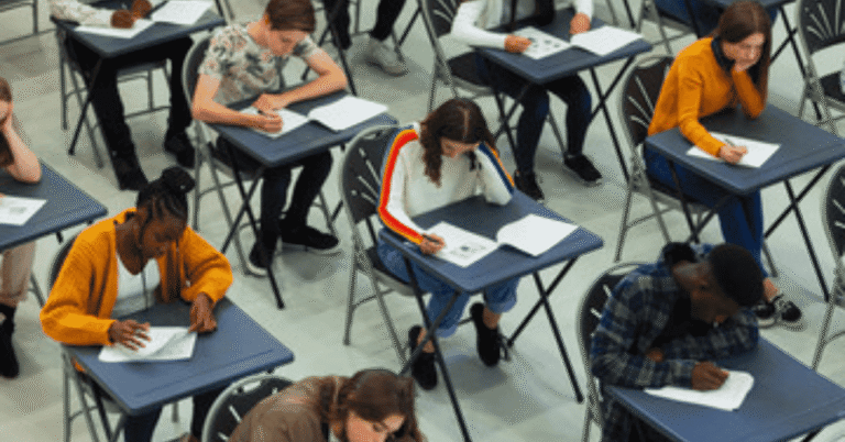 writing exam in the dream